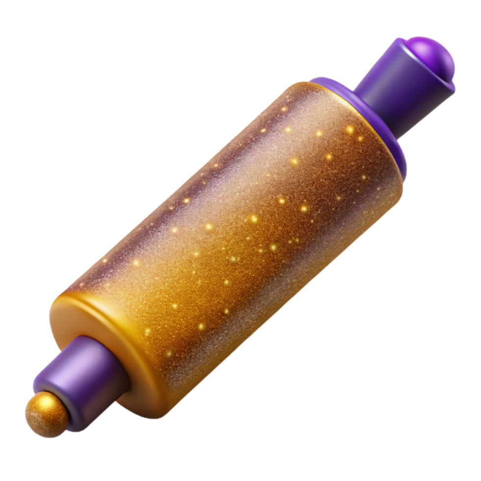 stunning creative Rolling Pin Side View Isolated Element authentic png