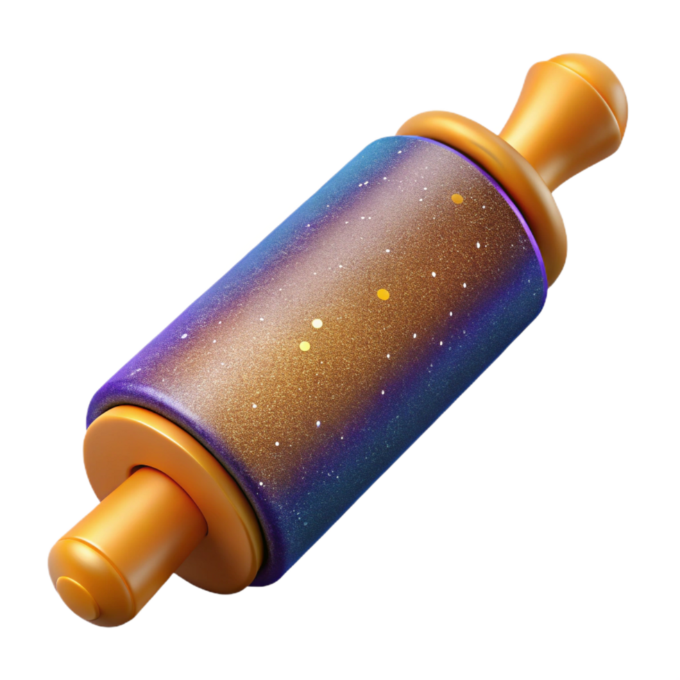 wonderful creative Rolling Pin Side View Isolated Element professional png