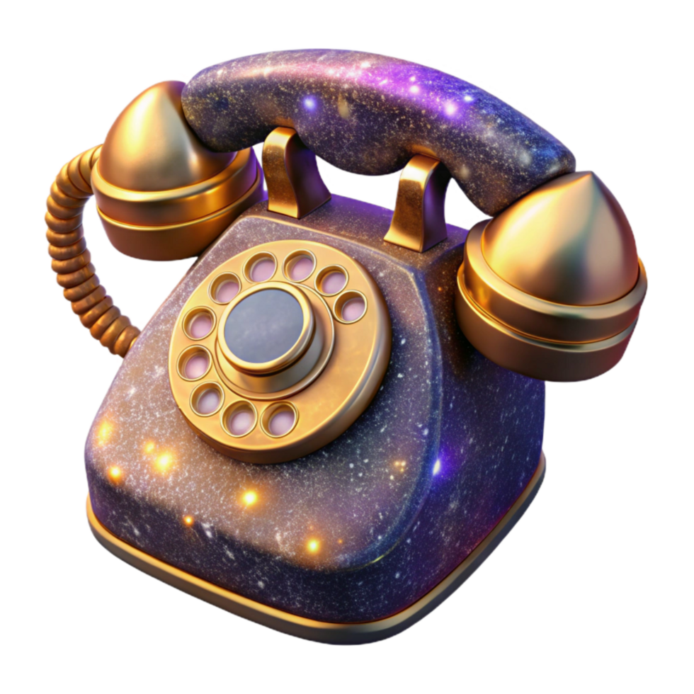 extraordinary minimalist Rotary Phone Side Angle Isolated Element high quality png