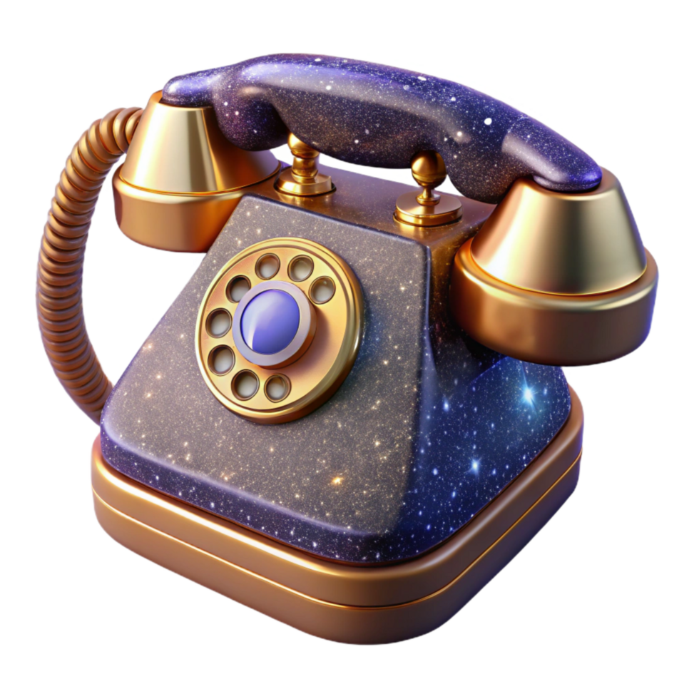 stunning modern Rotary Phone Side Angle Isolated Element high quality png