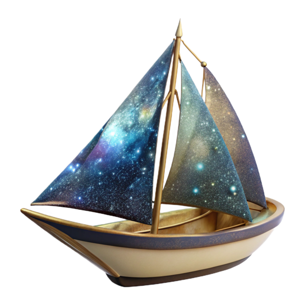 impressive contemporary Sailboat with Full Sails Cutout authentic png