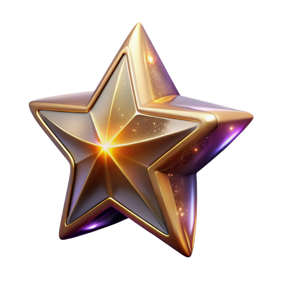 wonderful artistic Shining Star Isolated on Transparent Background exclusive png
