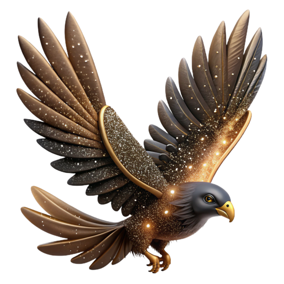 elegant vintage Silhouette of a Flying Bird Cutout with Dark Blue Background high resolution png