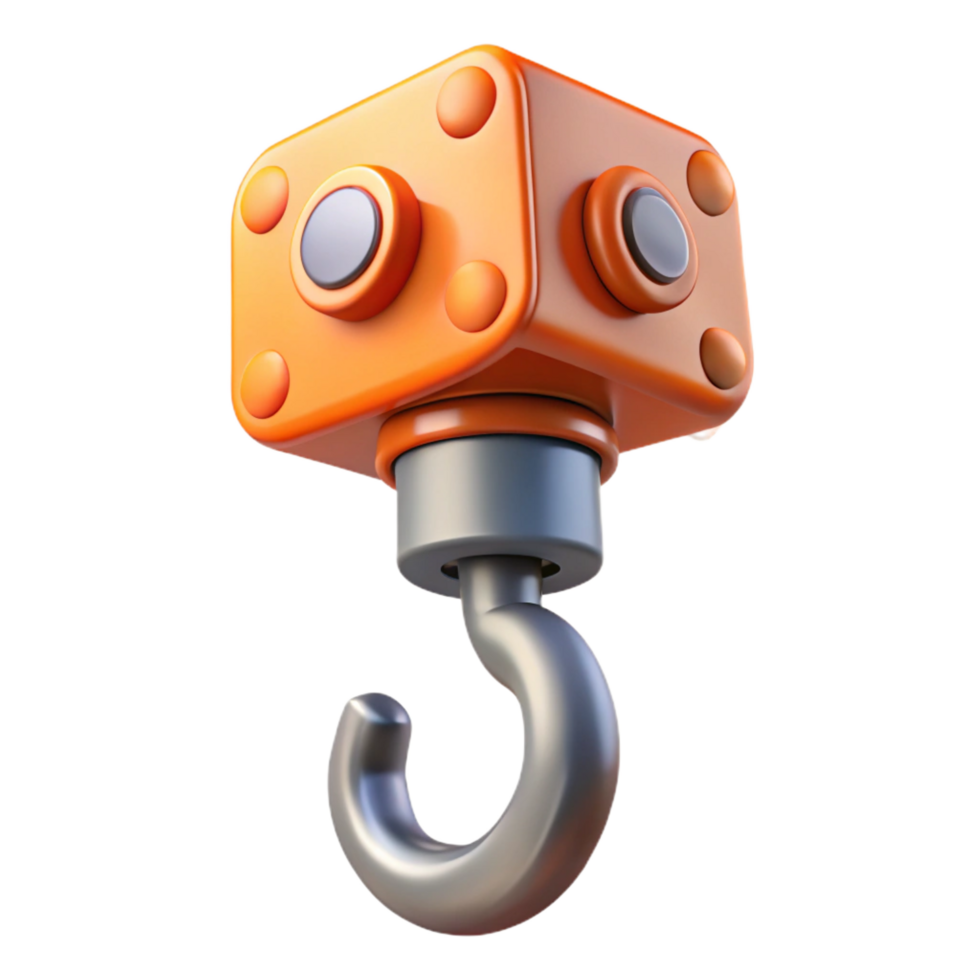 dramatic classic Construction crane hook authentic png