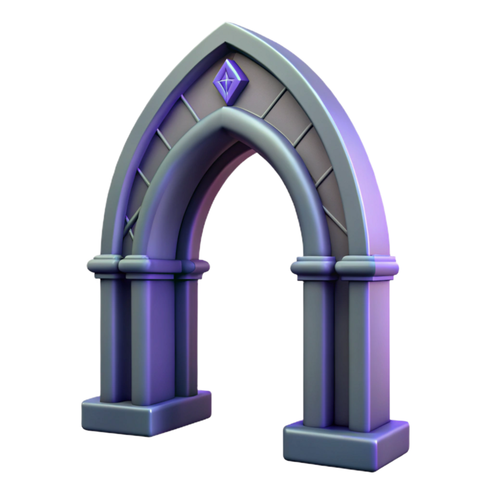 elegant classic Archway, gothic style original png