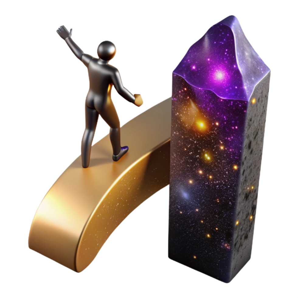 extraordinary abstract Silhouette of Figure Reaching Across Gap Isolated png