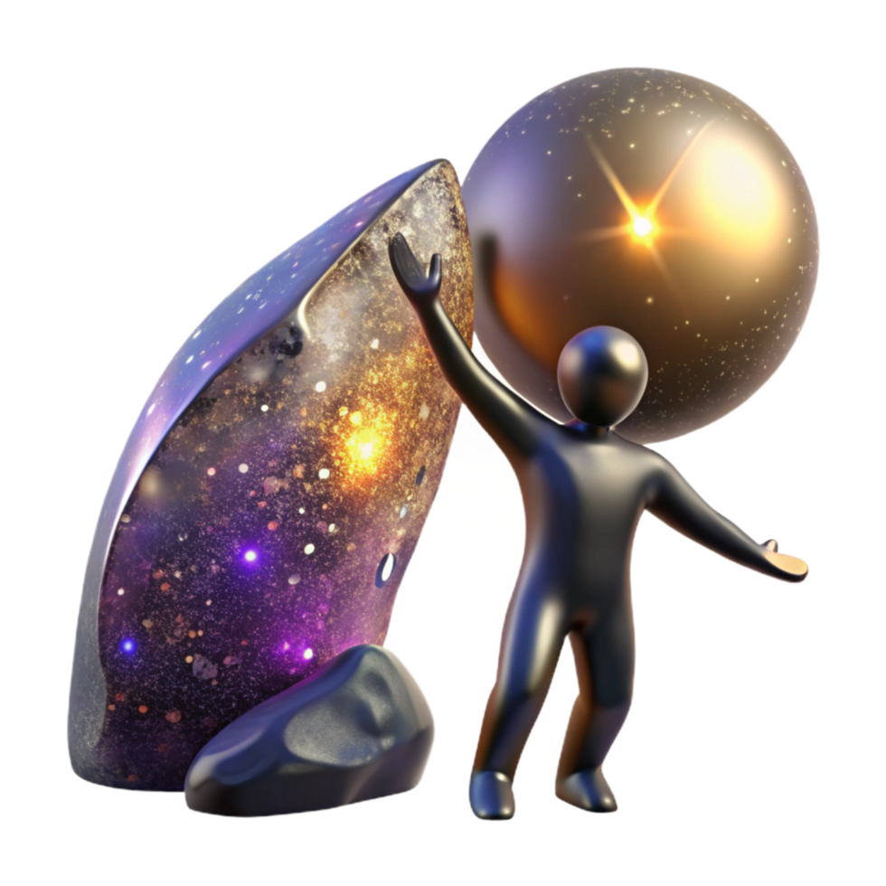 beautiful classic Silhouette of Figure Reaching Across Gap Isolated detailed png