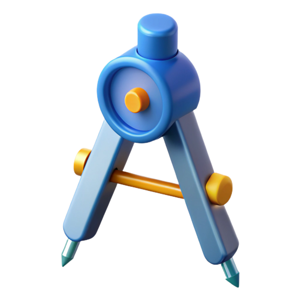 vibrant classic Compass, drafting tool original png