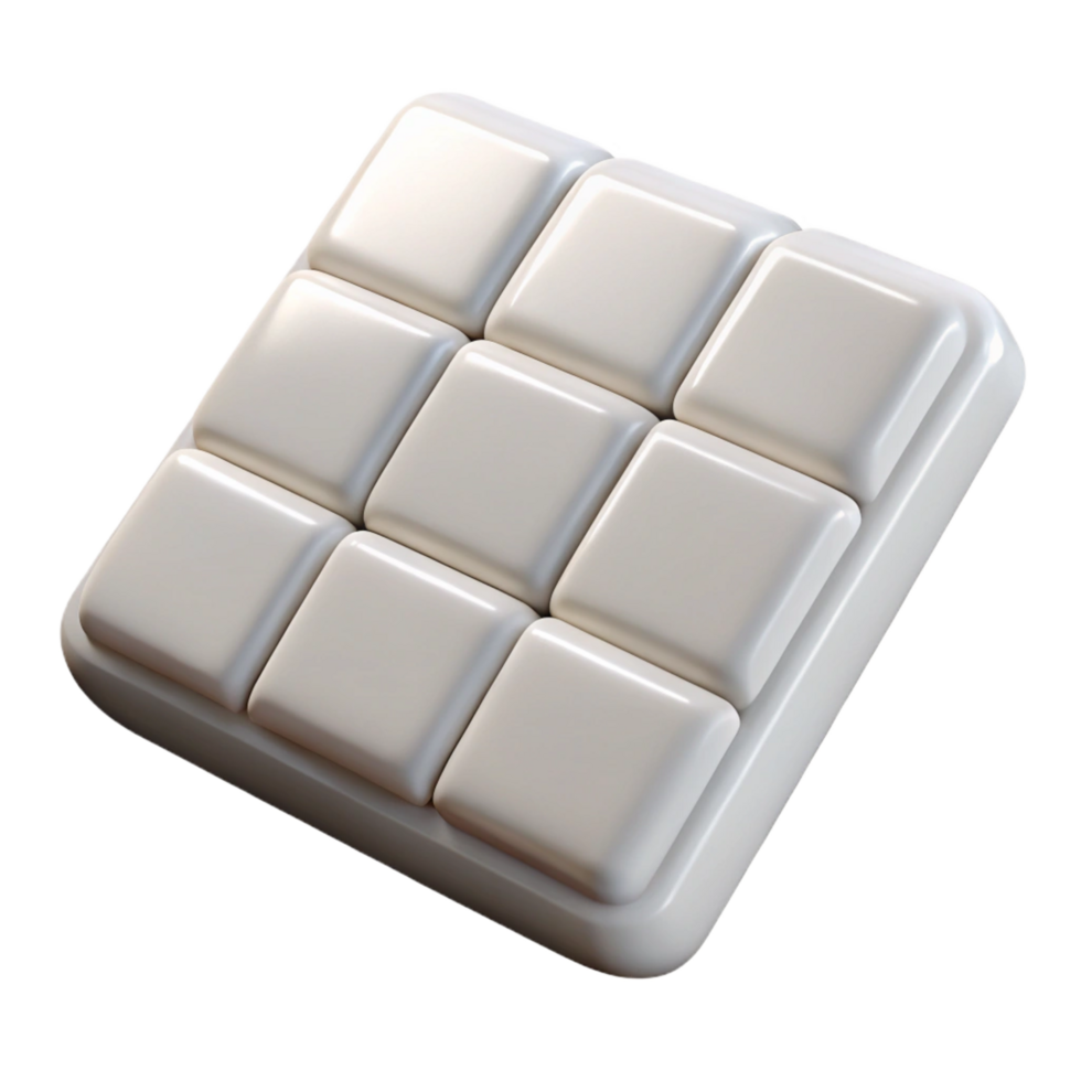 beautiful abstract Ceramic tile, white subway style authentic png