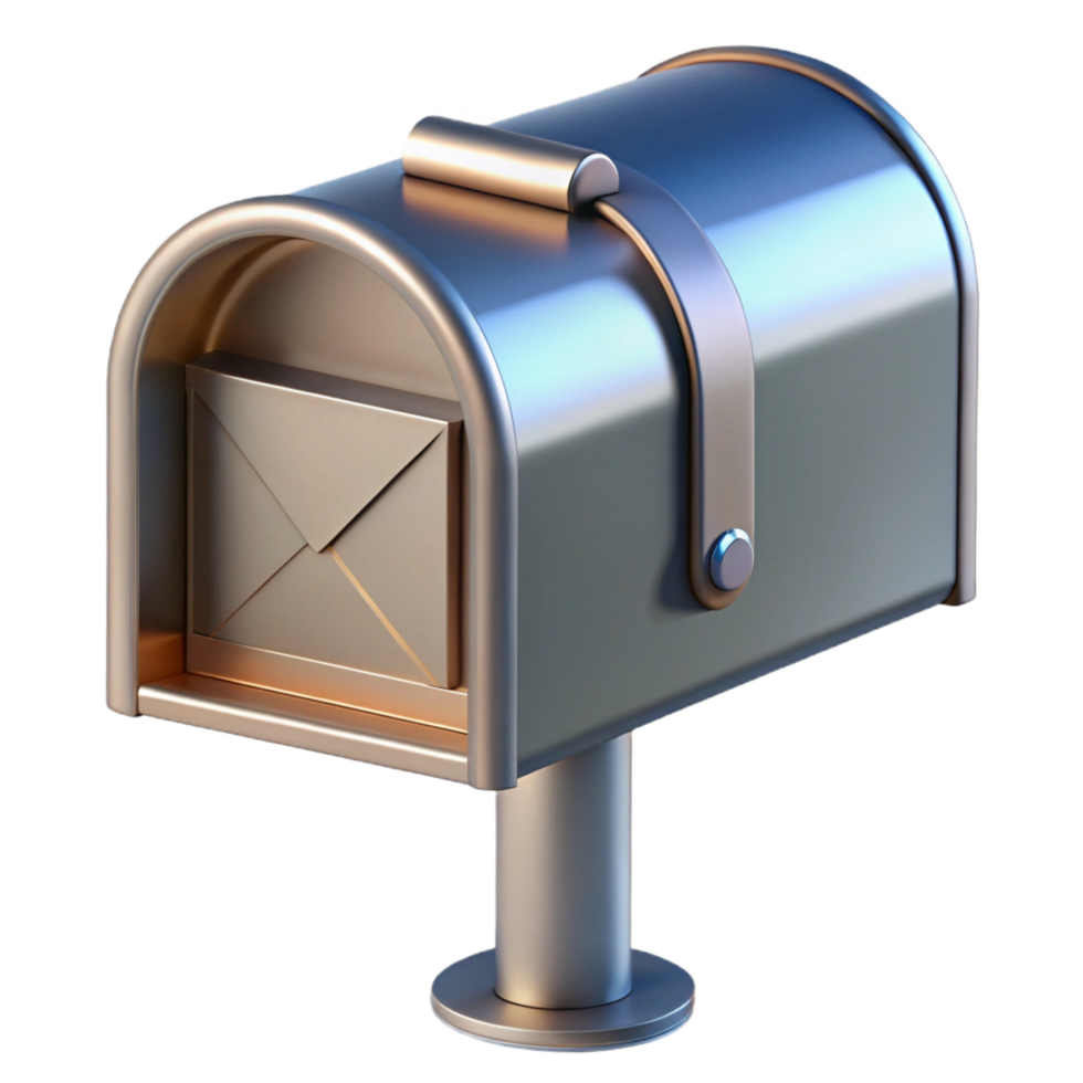 stunning abstract Mailbox, metal premium png