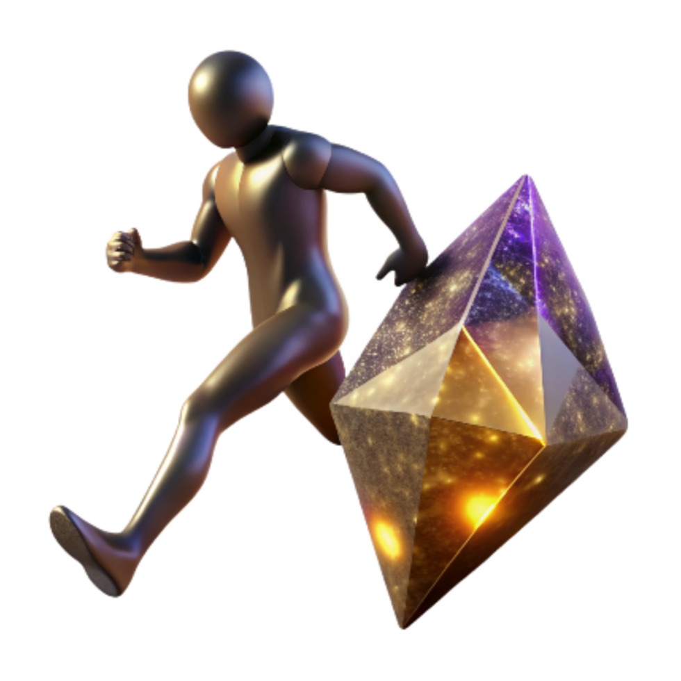 wonderful rustic Silhouette of Person Running Uphill Cutout Transparent Background genuine png