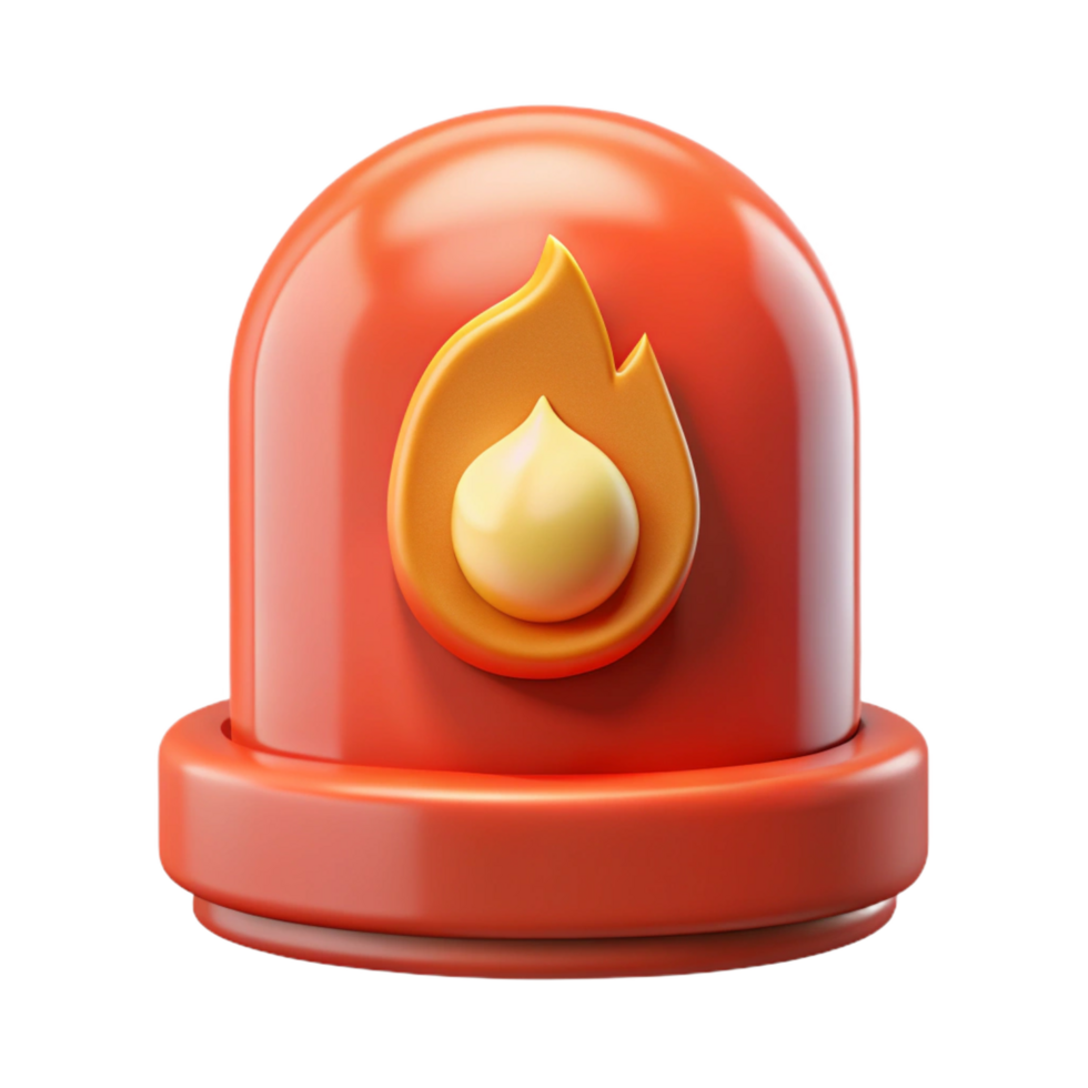 serene traditional Fire alarm authentic png