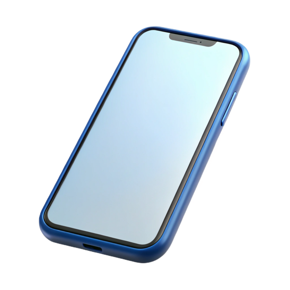 extraordinary classic Smartphone mockup with blank screen exclusive png