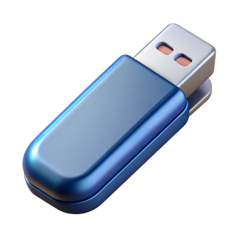 dramatic modern USB flash drive with metal casing authentic png