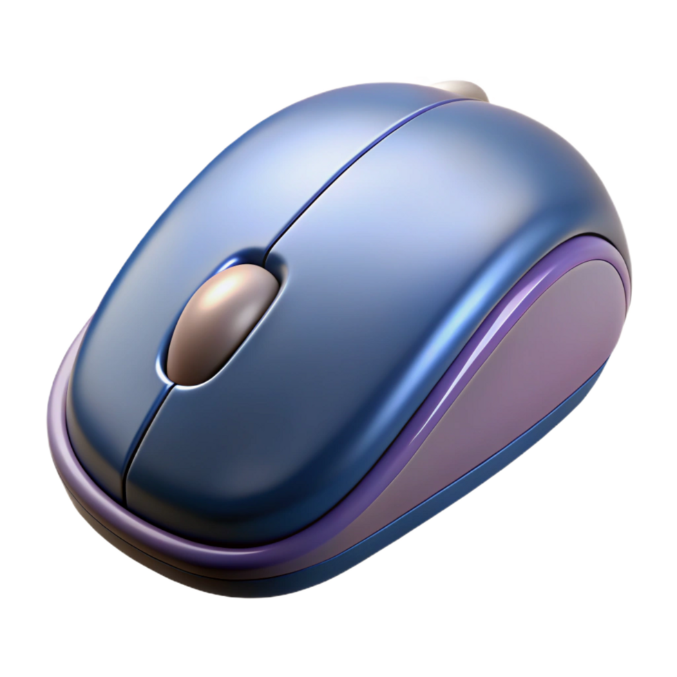 serene contemporary Computer mouse with ergonomic design original png