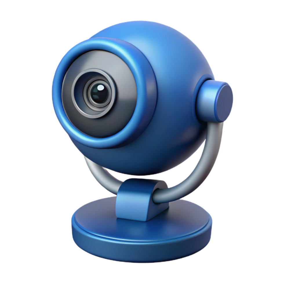 vibrant classic Security camera with pan and tilt functionality original png