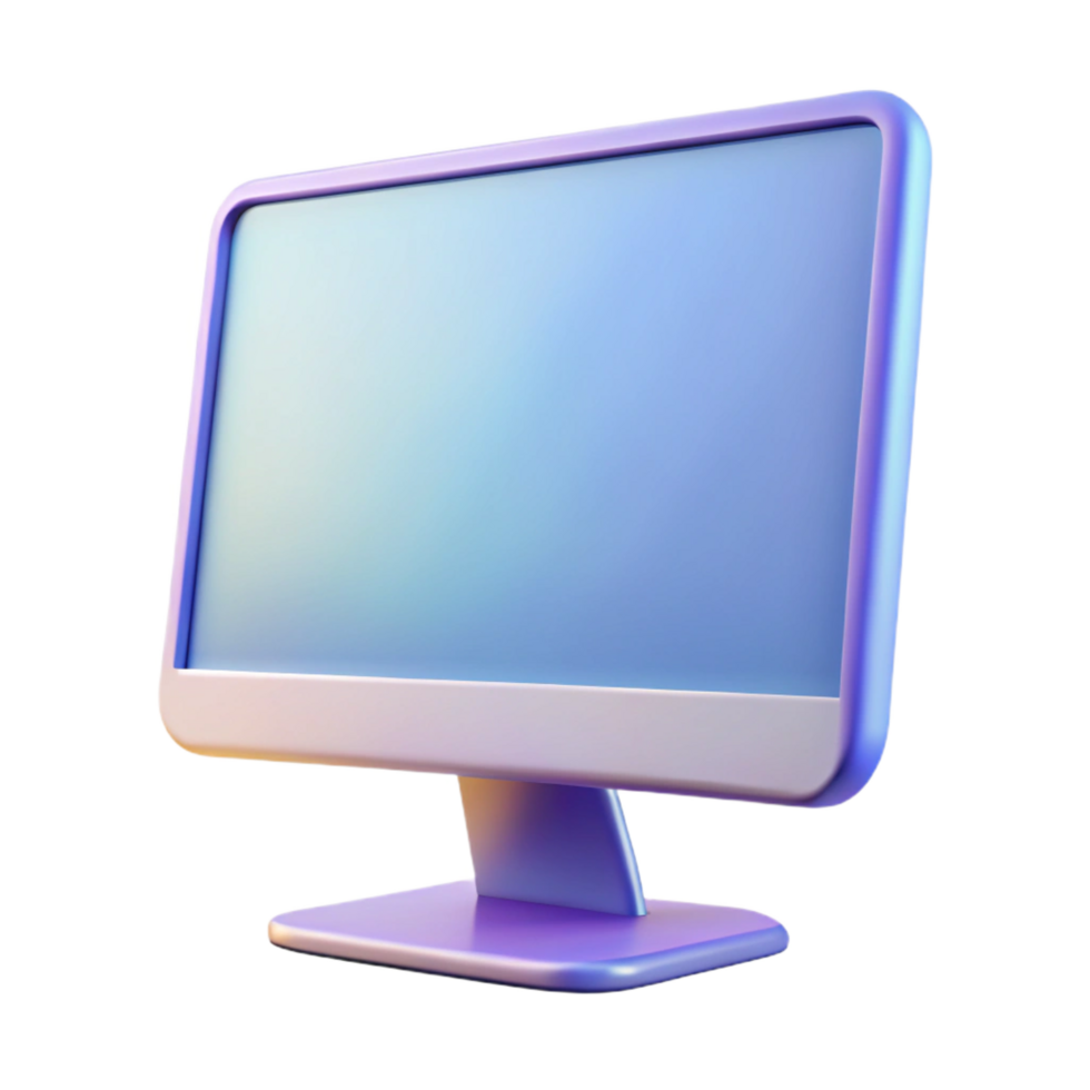 serene classic Desktop computer monitor with thin bezel high quality png