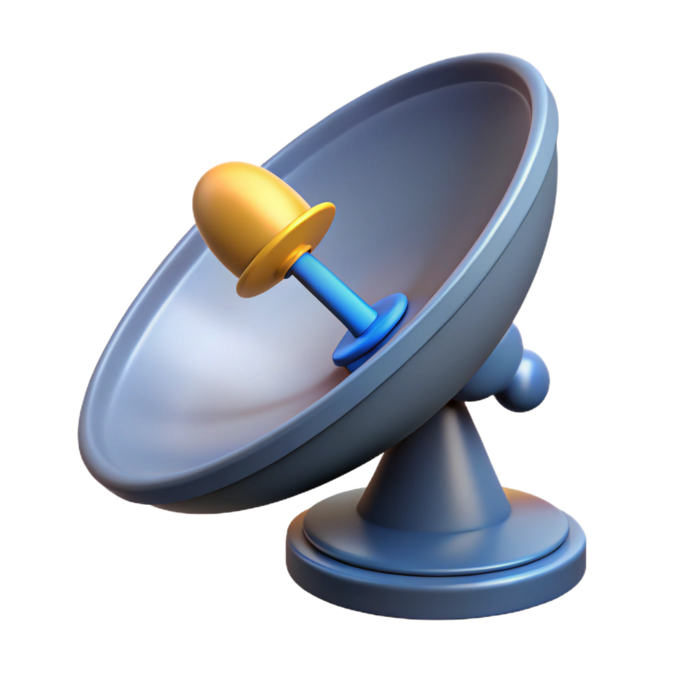 dramatic classic Satellite dish receiving signal high resolution png