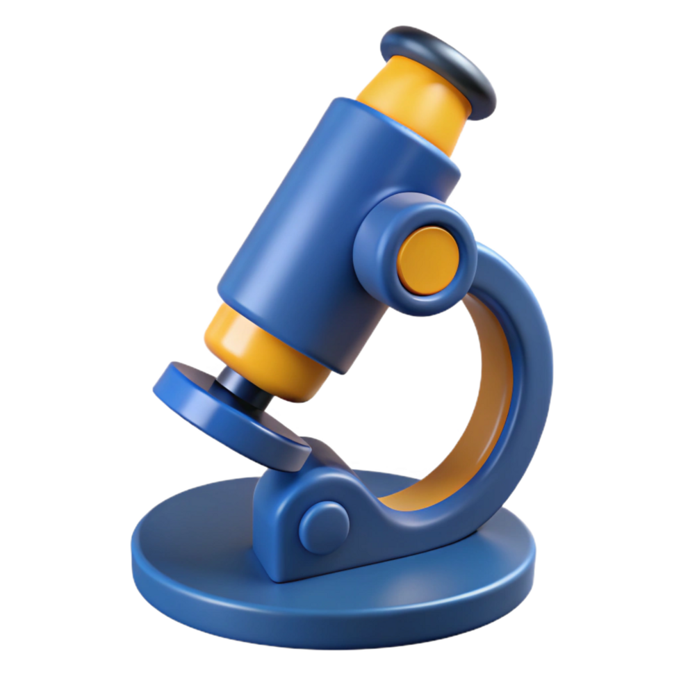vibrant contemporary Microscope with high magnification professional png