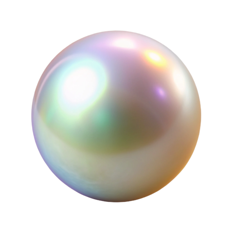 extraordinary rustic A single, perfect pearl with a soft, iridescent glow, authentic png