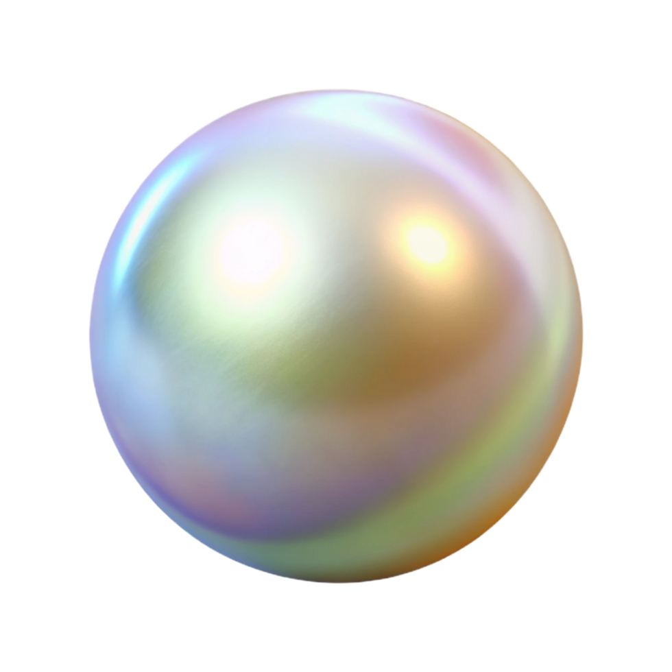 wonderful modern A single, perfect pearl with a soft, iridescent glow, premium png