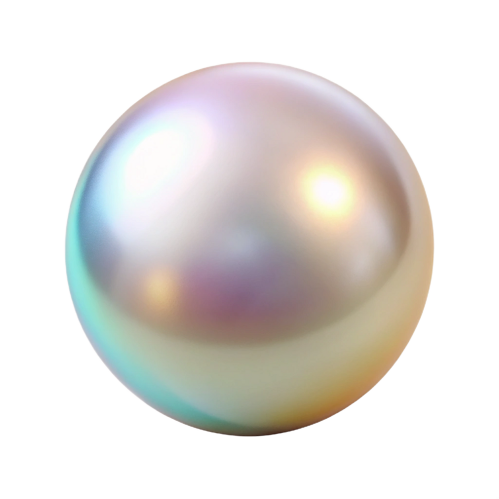 dramatic minimalist A single, perfect pearl with a soft, iridescent glow, genuine png