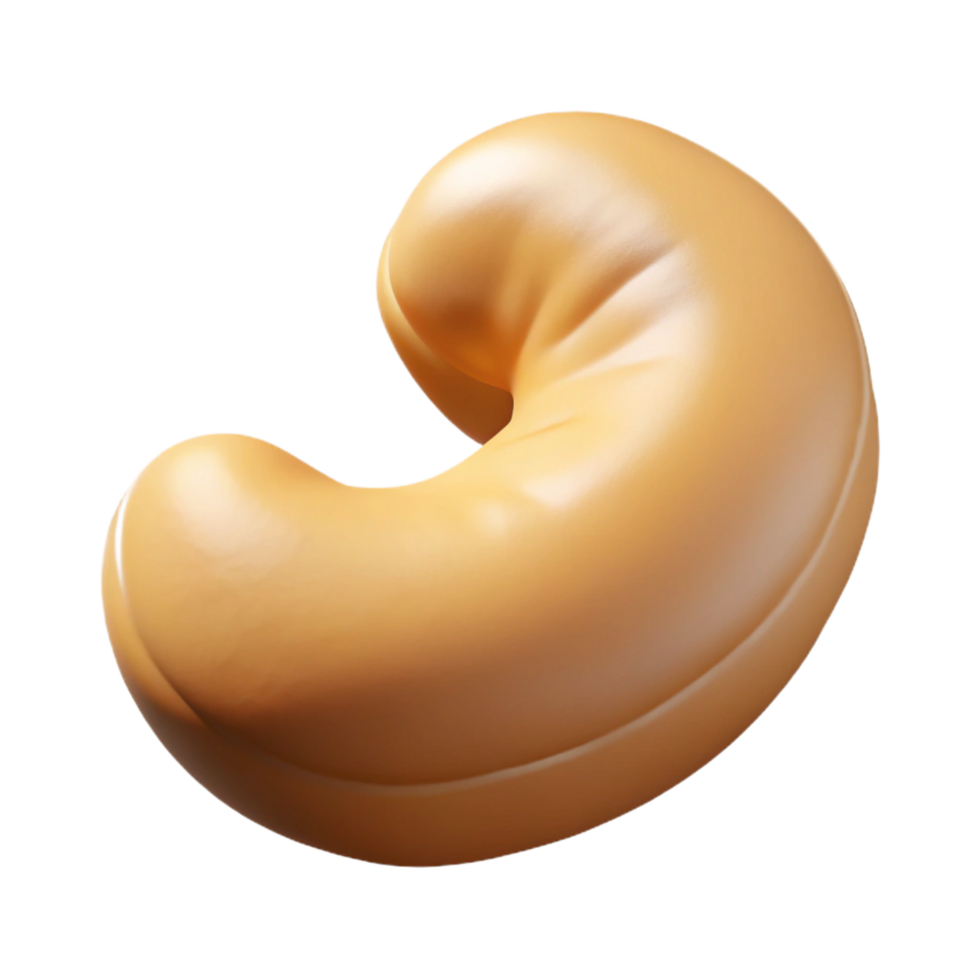 serene classic Single raw cashew nut professional png