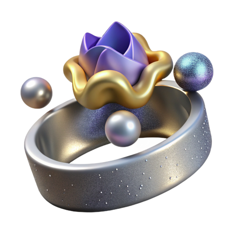 stunning minimalist Silver Ring Simple Band Isolated Element premium png