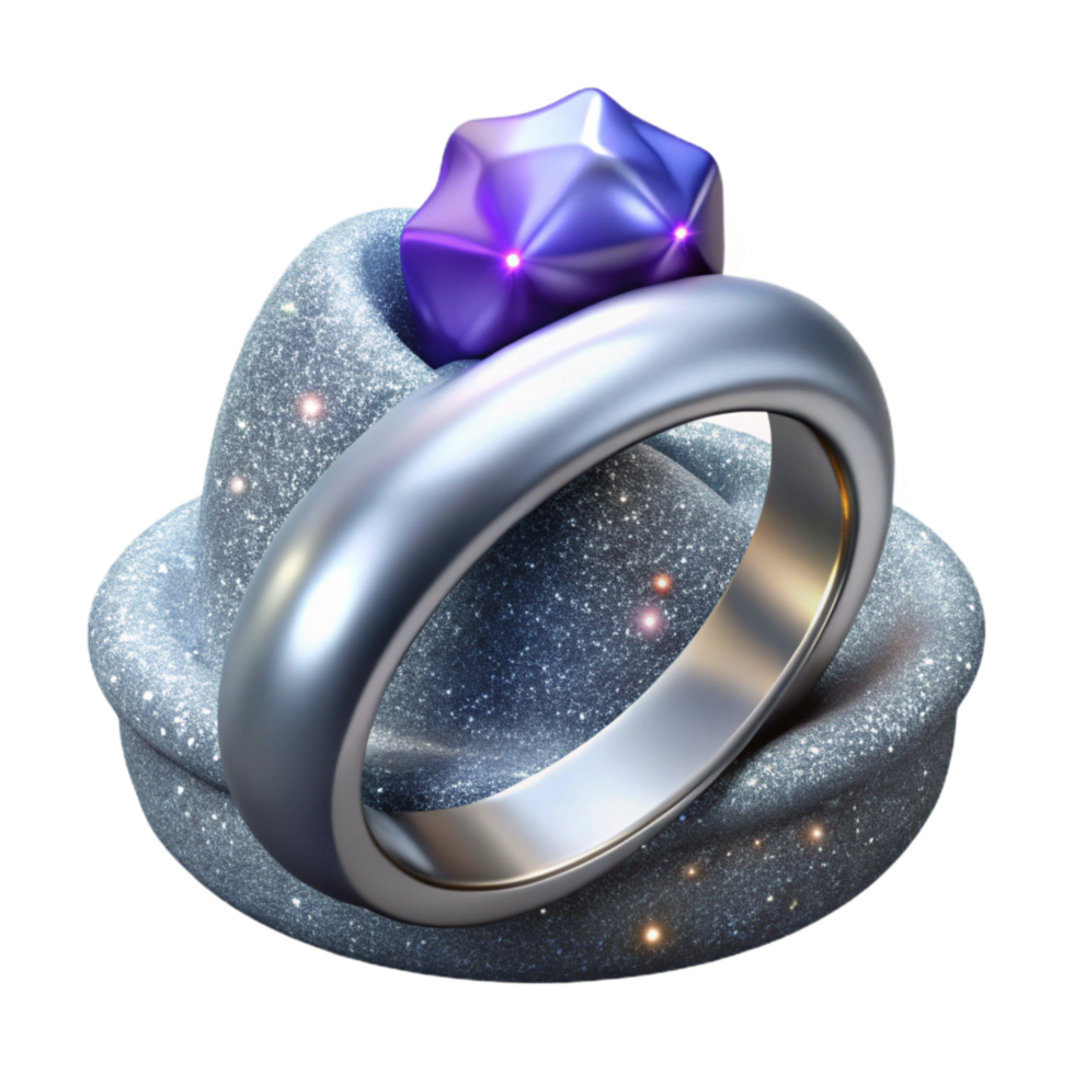 impressive abstract Silver Ring Simple Band Isolated Element high quality png