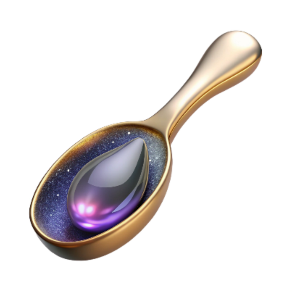 wonderful contemporary Silver Spoon Side View Isolated original png