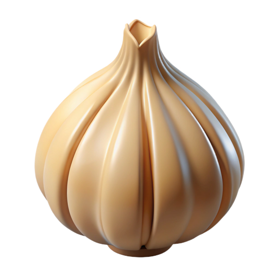 extraordinary contemporary Single peeled clove of garlic premium png