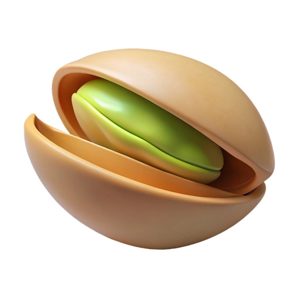 dramatic rustic Open pistachio nut shell 4K png