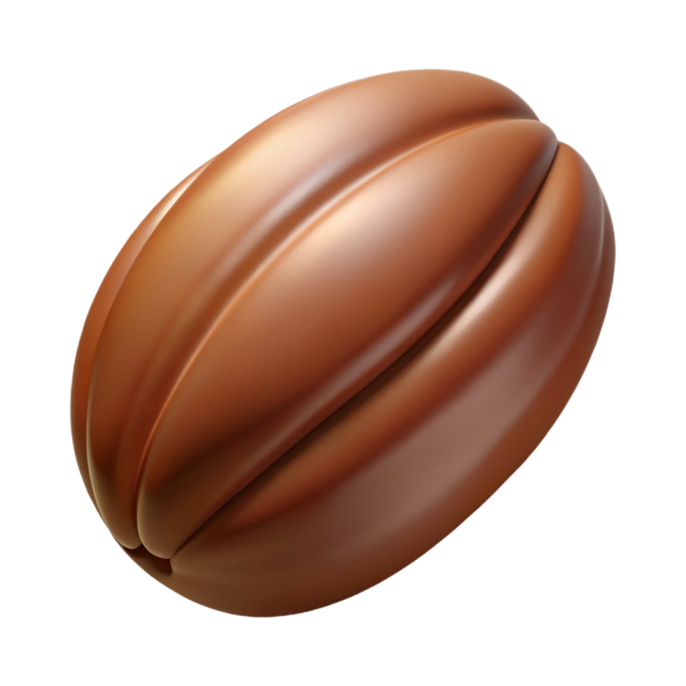 wonderful rustic Raw cocoa bean detailed png