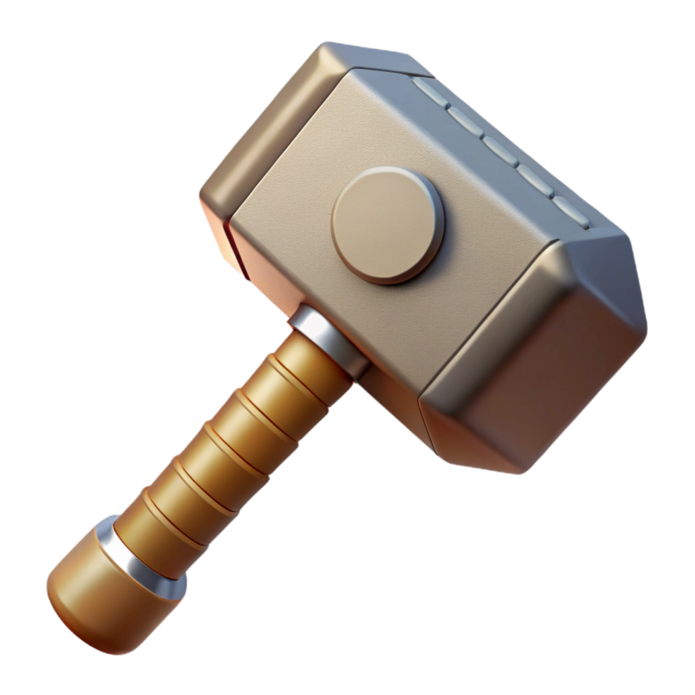 extraordinary creative Thor's hammer, Mjolnir genuine png