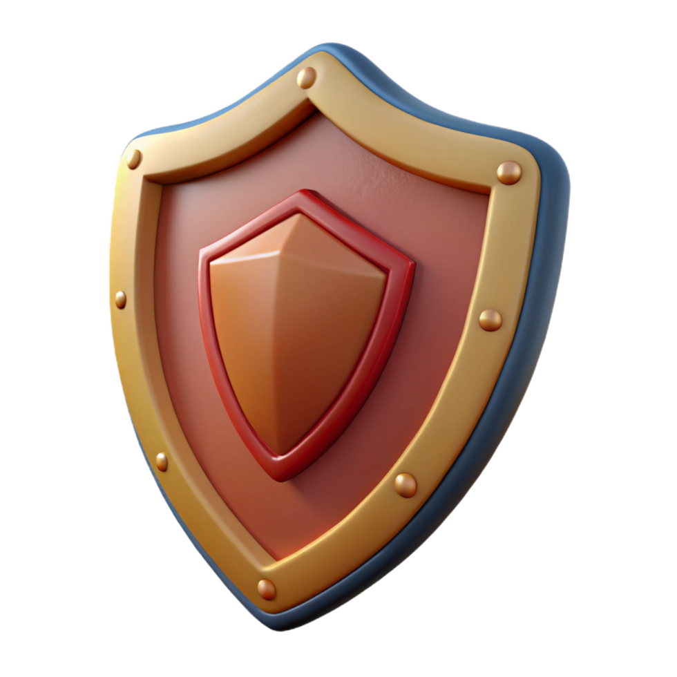 extraordinary contemporary A shield with a mythological design 4K png