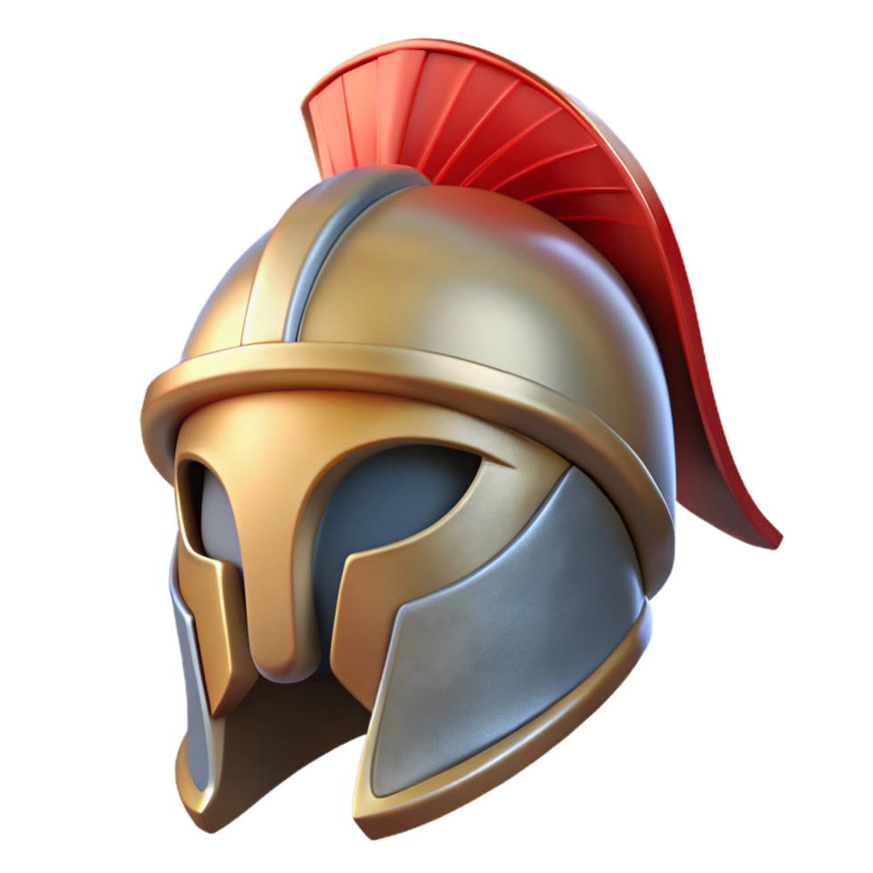 magnificent modern A spartan helmet 4K png