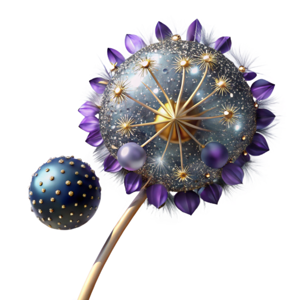 extraordinary vintage Single Dandelion with Seeds Transparent exclusive png