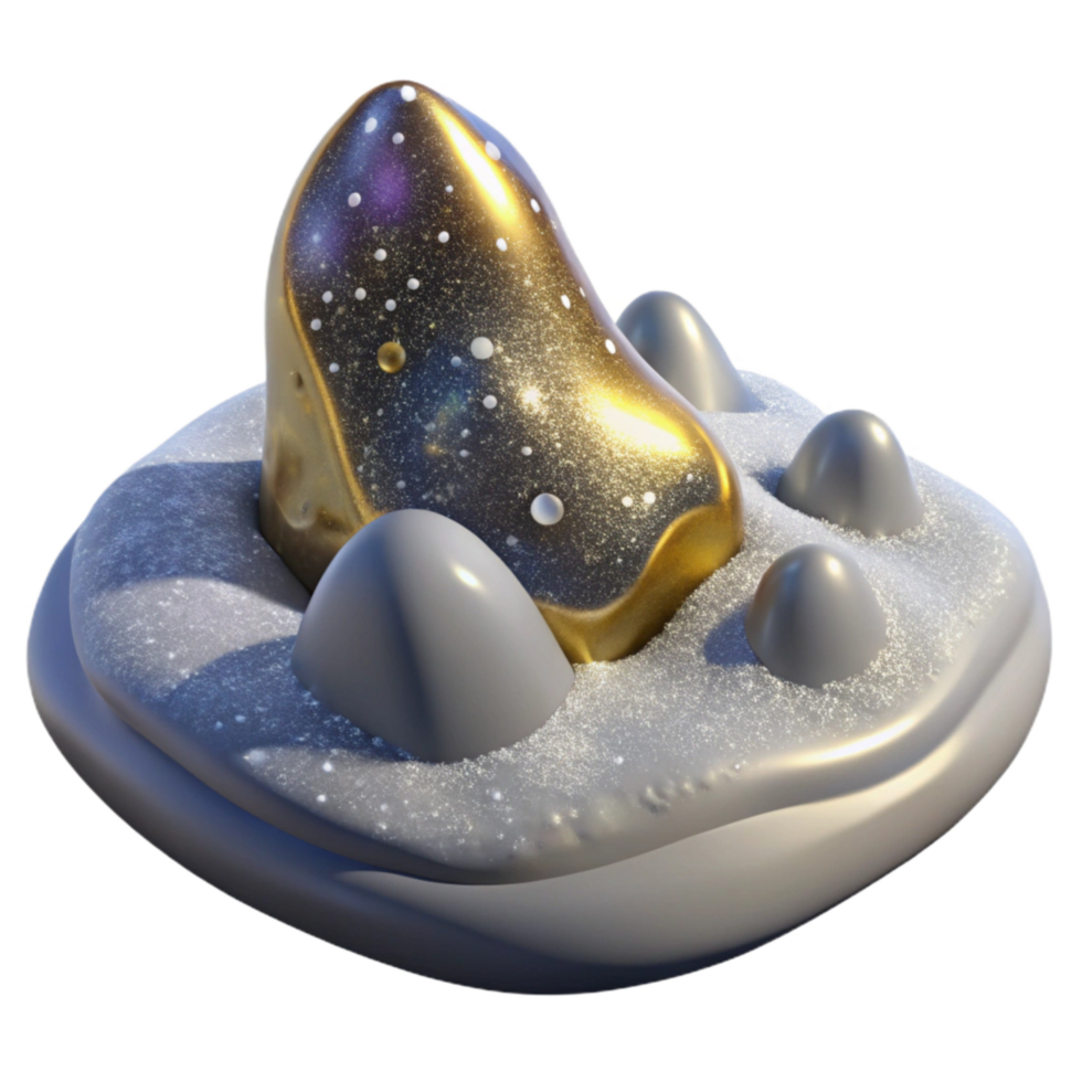 dramatic creative Single Footprint in Fresh Snow Transparent png