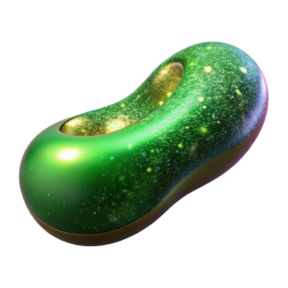 impressive modern Single Green Bean Isolated Element png