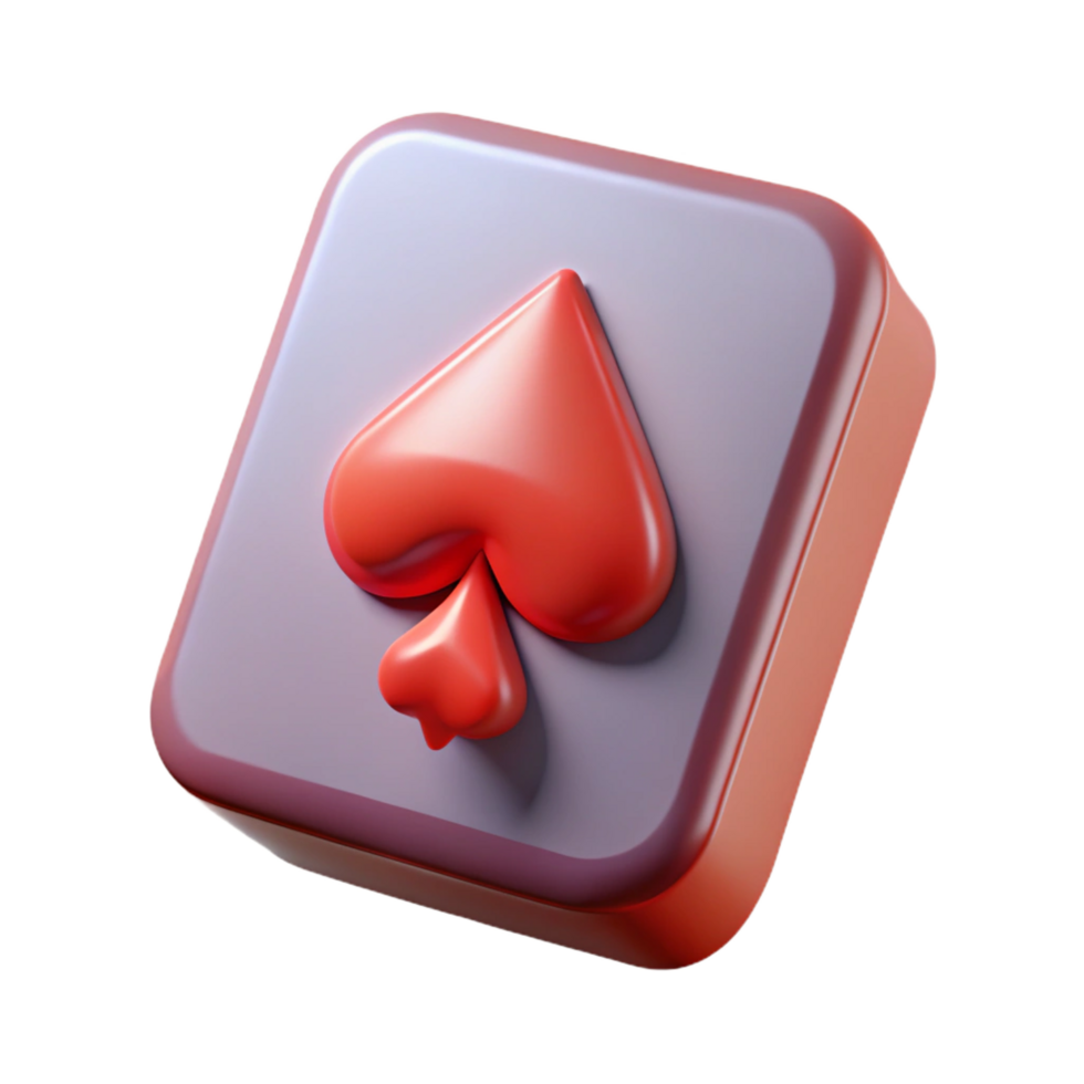 dramatic abstract A single playing card, detailed design exclusive png