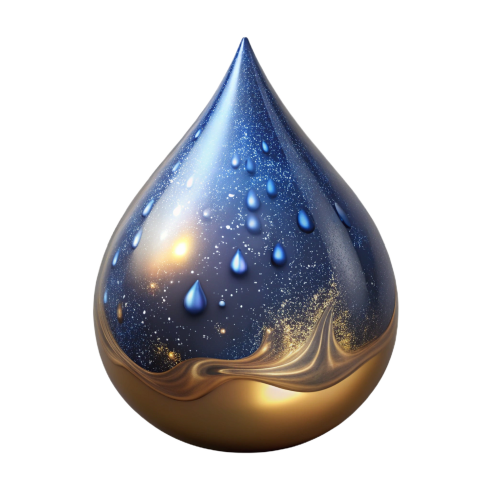 stunning vintage Single Raindrop Cutout with Realistic Water Effect exclusive png
