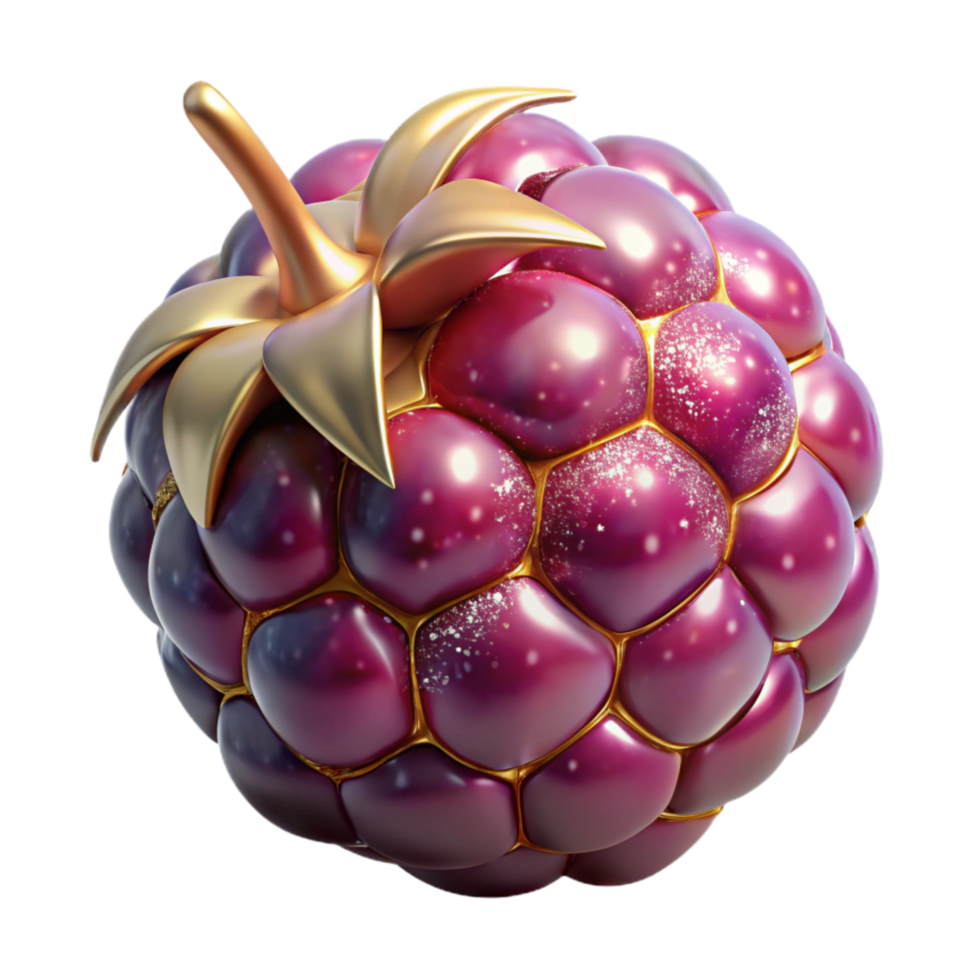 beautiful traditional Single Raspberry Front View Cutout premium png