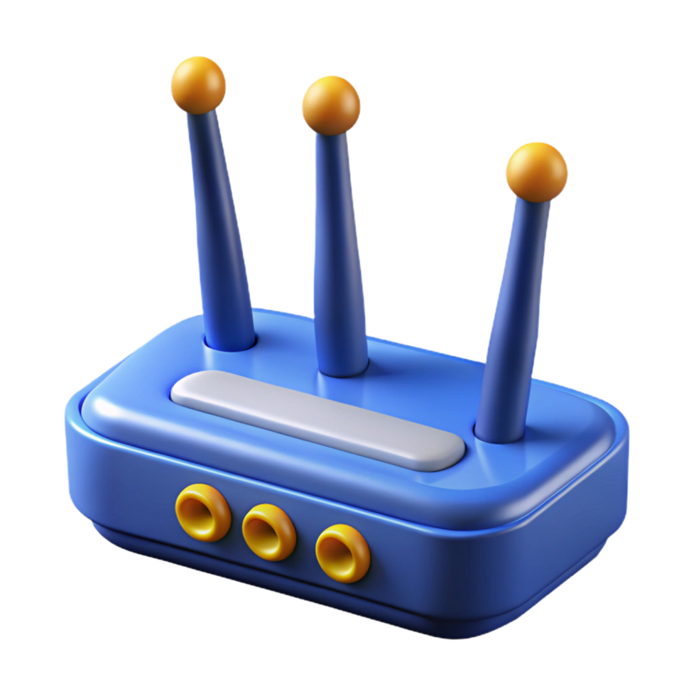serene traditional Router with antennas high quality png