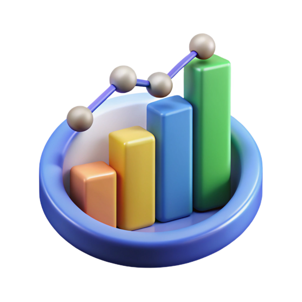 impressive rustic Data analytics graph icon detailed png