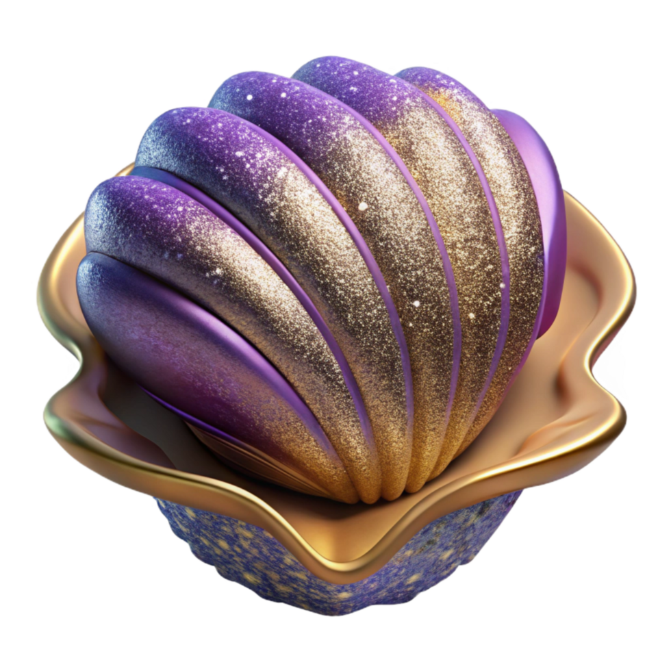magnificent modern Single Seashell Irregular Shape Isolated authentic png