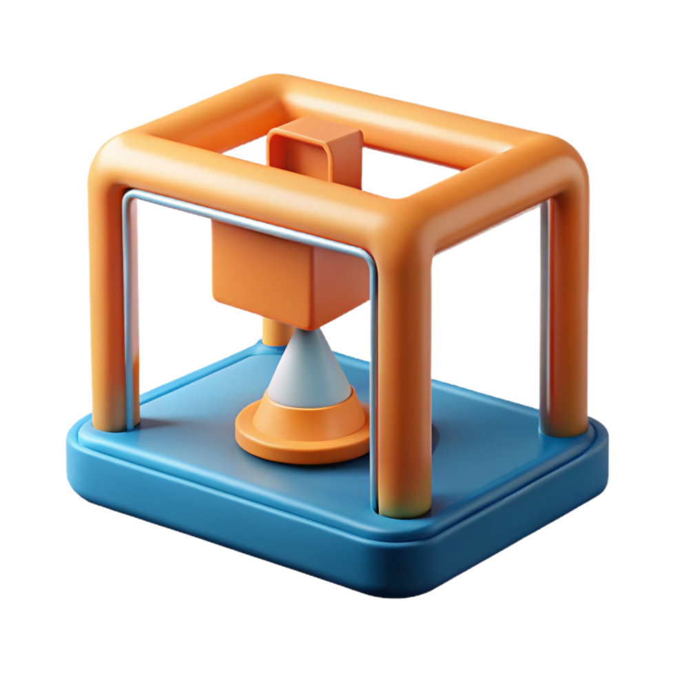 wonderful contemporary 3D printing extruder icon high quality png