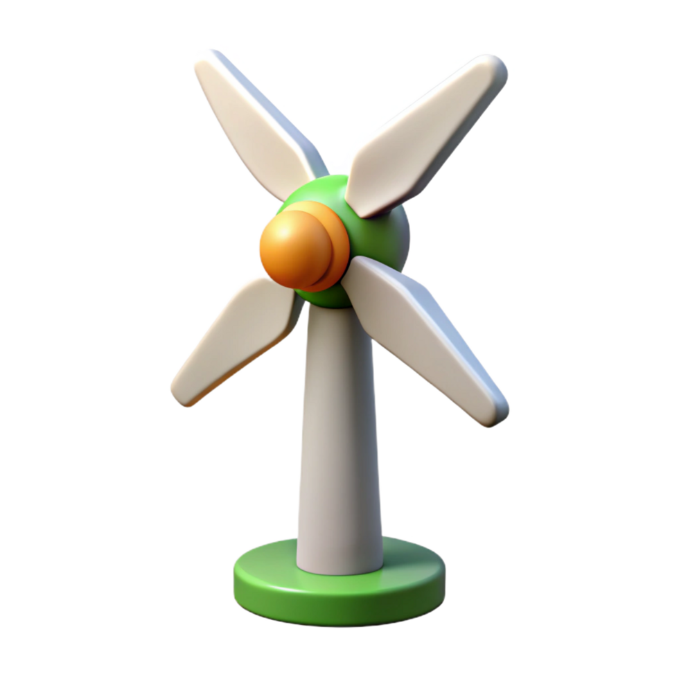 magnificent contemporary Renewable energy wind turbine icon professional png