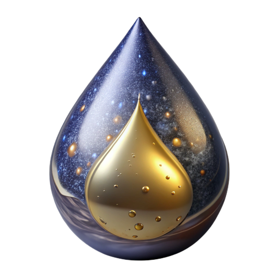 elegant vintage Single Tear Drop Cutout with Realistic Water Effect genuine png