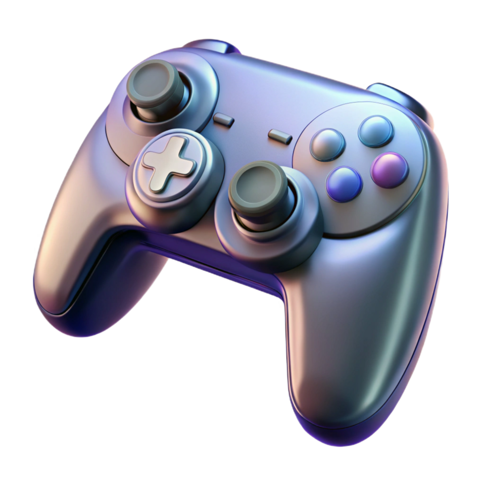 serene contemporary Gaming console controller premium png