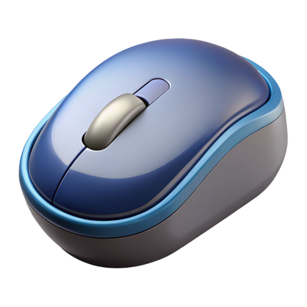 extraordinary modern Wireless mouse with ergonomic design 4K png